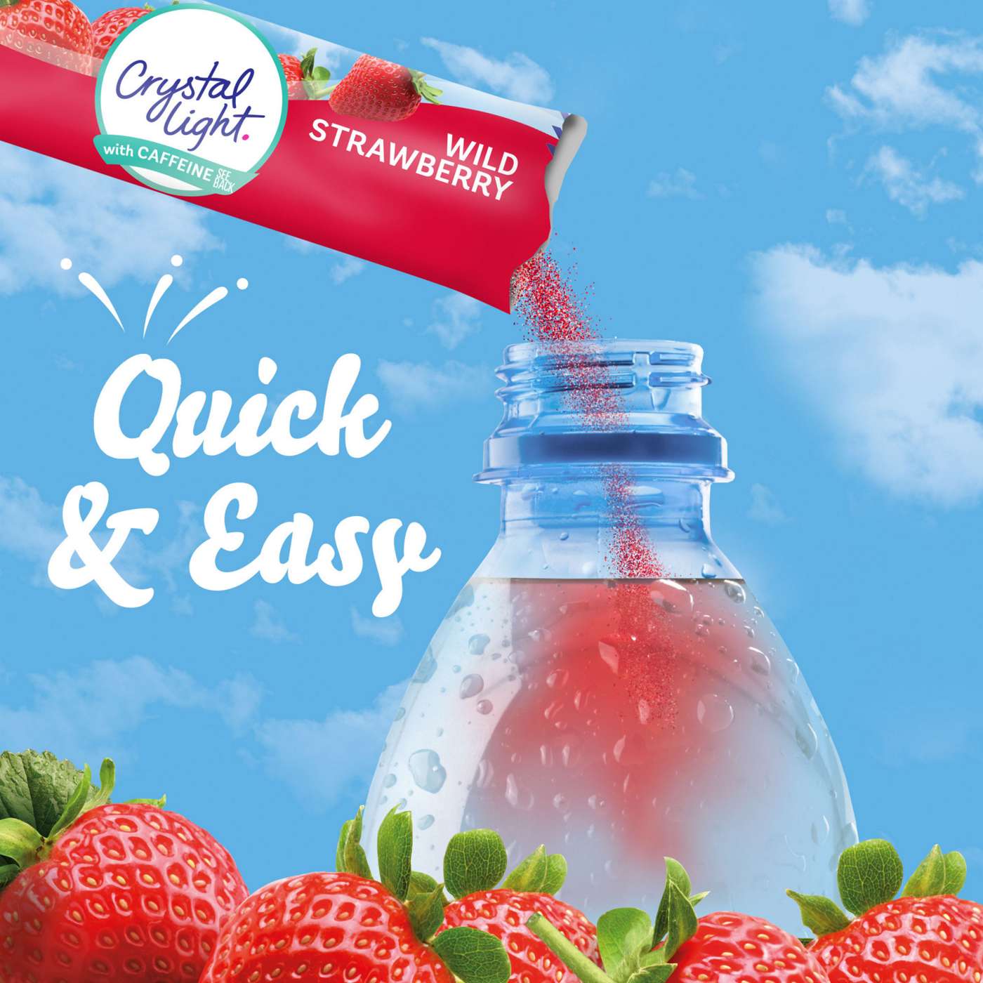 Crystal Light On the Go Drink Mix - Wild Strawberry; image 3 of 6
