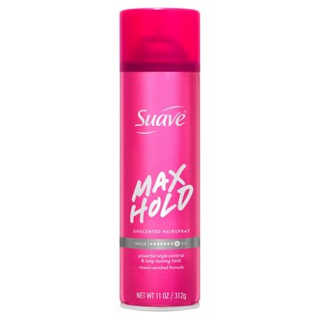 Suave Max Hold Unscented Hairspray