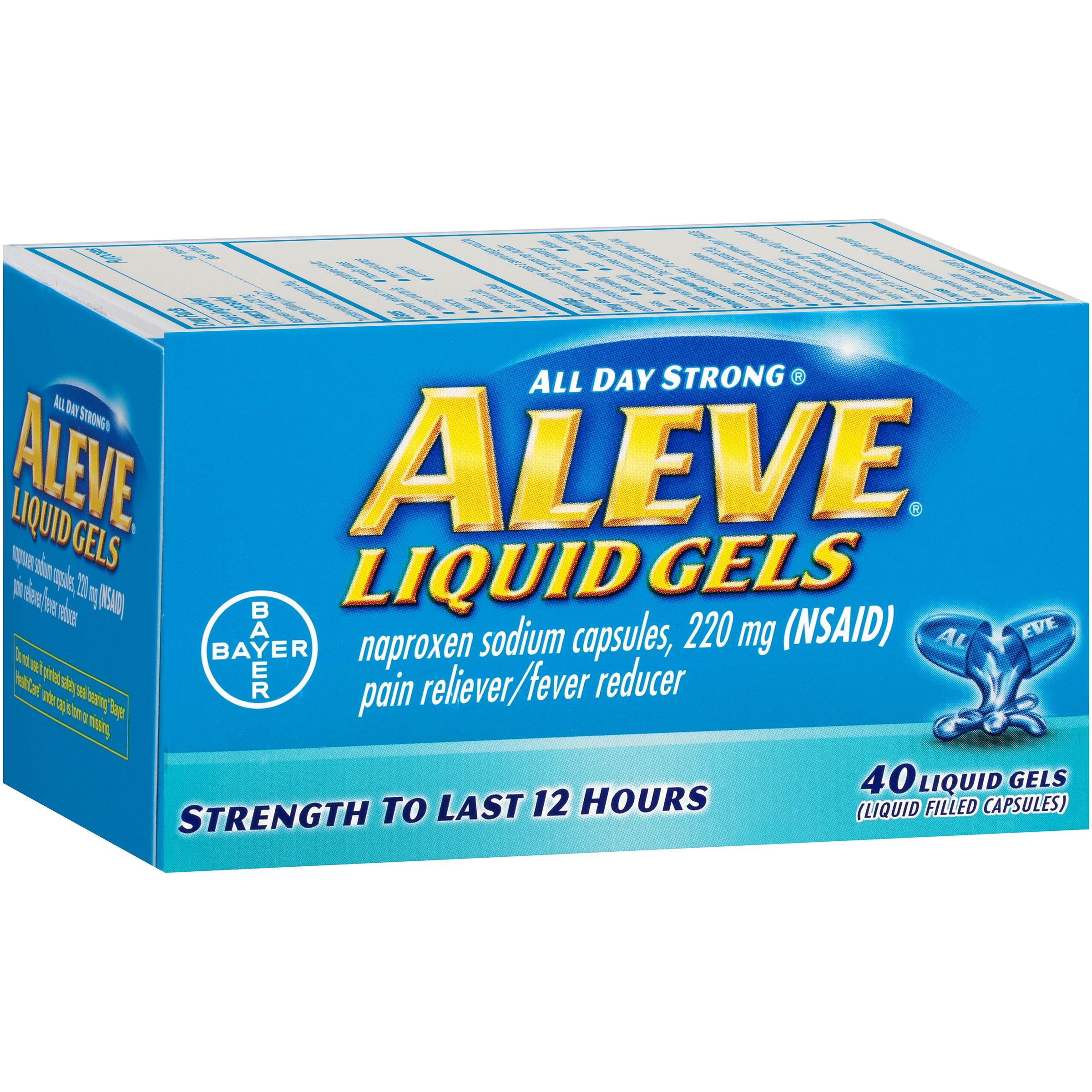 Aleve 220 Mg Naproxen Sodium Liquid Gels - Shop Pain Relievers At H-E-B