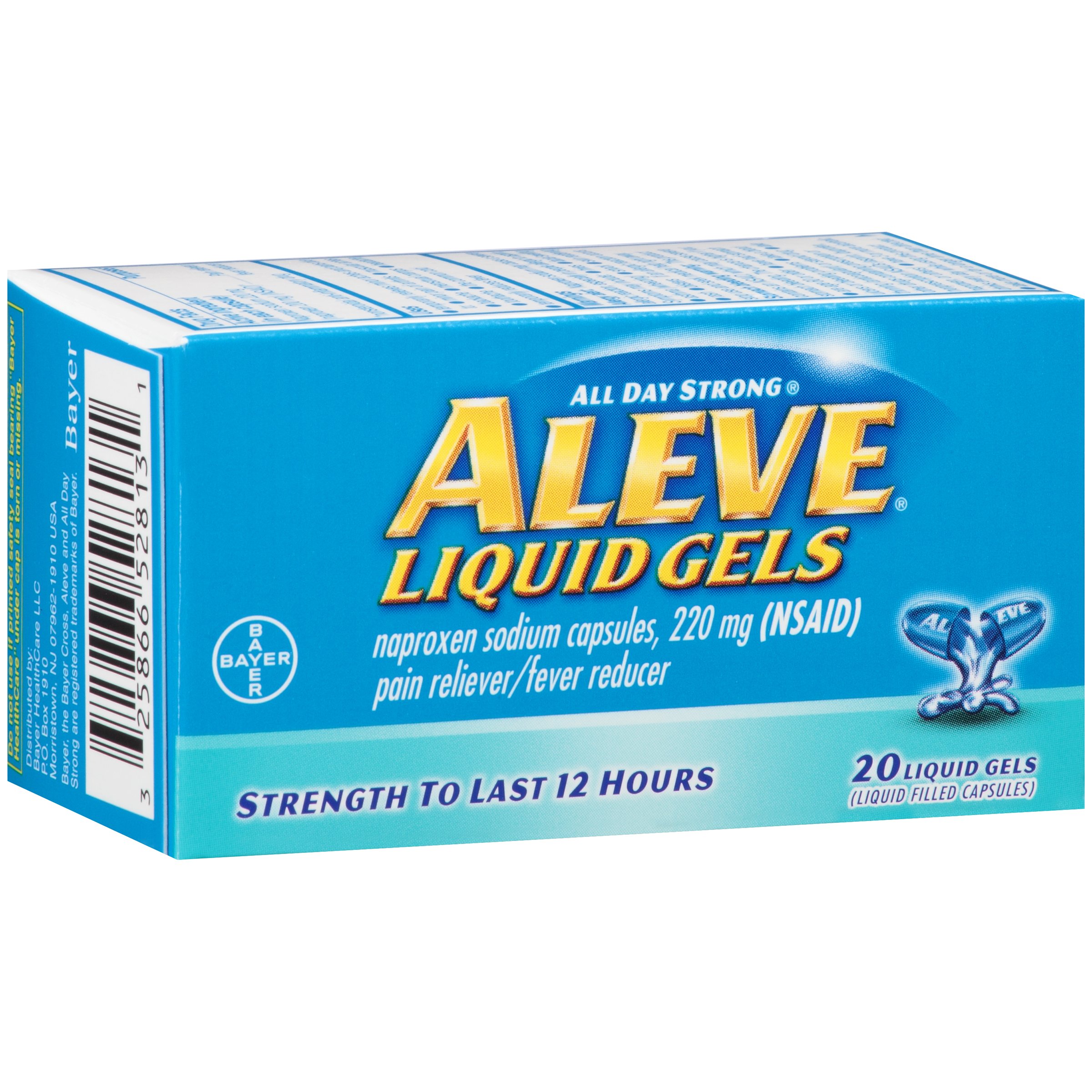 Aleve 220 mg Naproxen Sodium Liquid Gels - Shop Pain Relievers at H-E-B