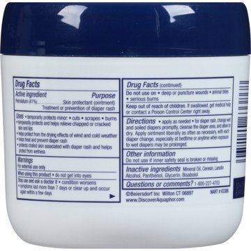 Aquaphor Baby Advanced Therapy Healing Ointment Skin Protectant Jar, 14 oz