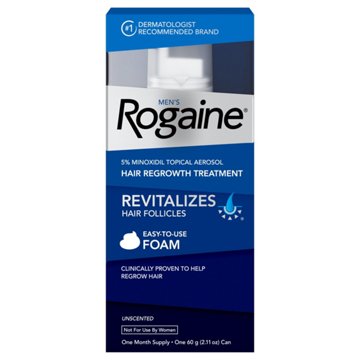 Rogaine Men's 5% Minoxidil Foam for Hair Loss & Regrowth