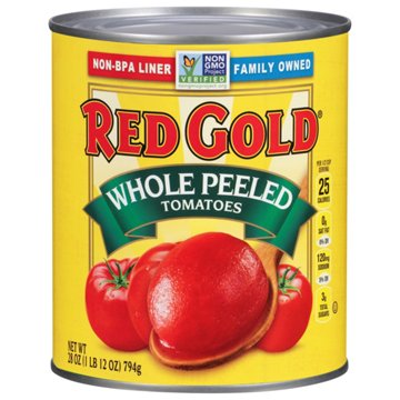 Red Gold Whole Peeled Tomatoes, 28 oz
