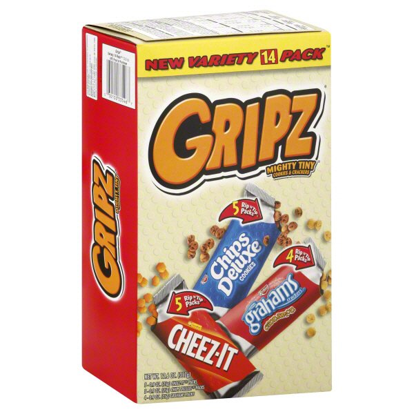 Keebler Gripz Mighty Tiny Variety Pack Cookies and Crackers Shop