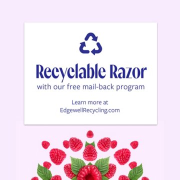 Skintimate Raspberry Rain 4-Blade Disposable Razor, 4 ct