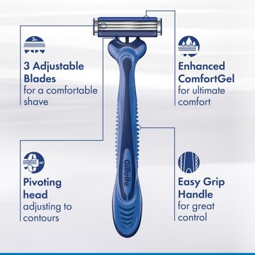Gillette Sensor3 Men's Disposable Razors