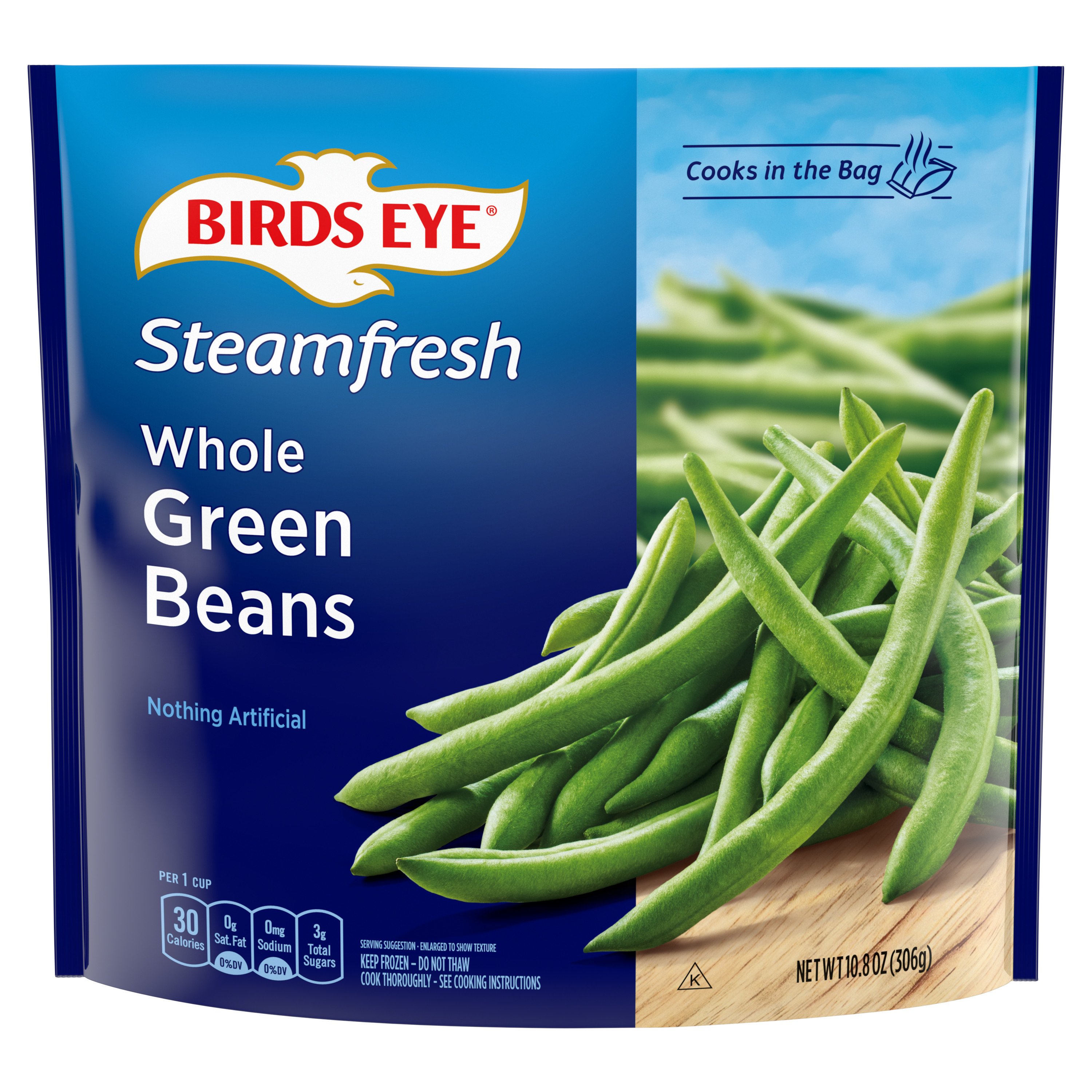 Birds Eye Frozen Steamfresh Whole Green Beans Shop Beans & peas at HEB