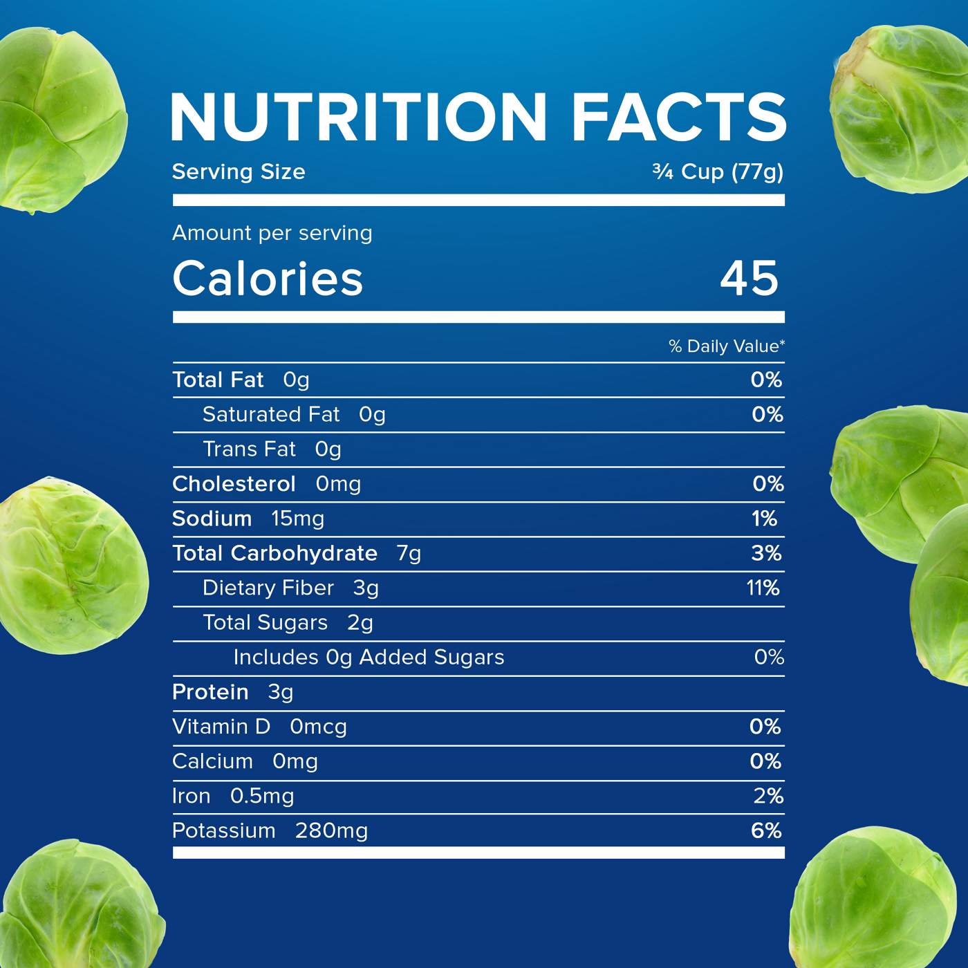 Birds Eye Frozen Steamfresh Brussels Sprouts; image 3 of 6