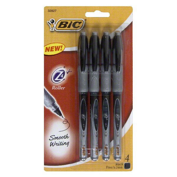 Ball Pen Bic Z4 Rollerball Pen Bic Salon Fine Black Z4+ Roller