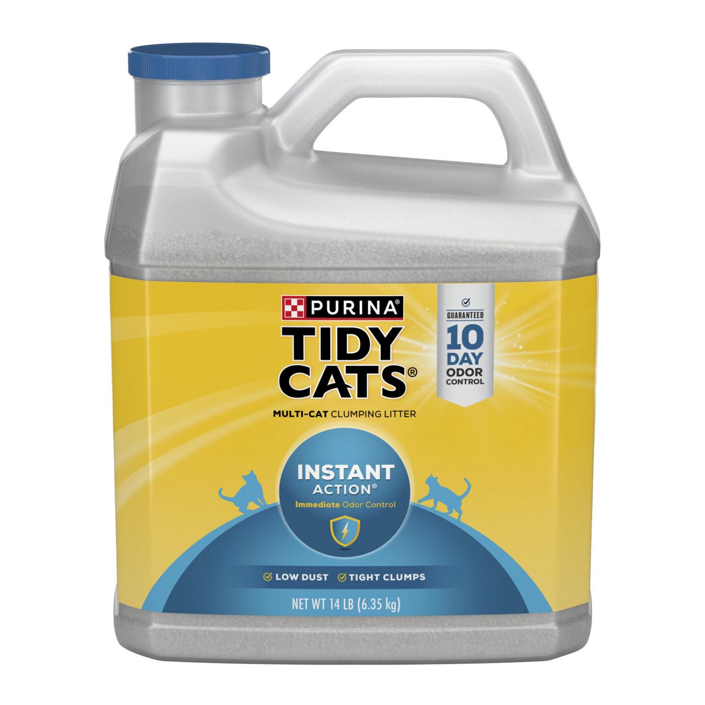 Tidy Cats Purina Tidy Cats Clumping Cat Litter, Instant Action Multi Cat Litter; image 1 of 5