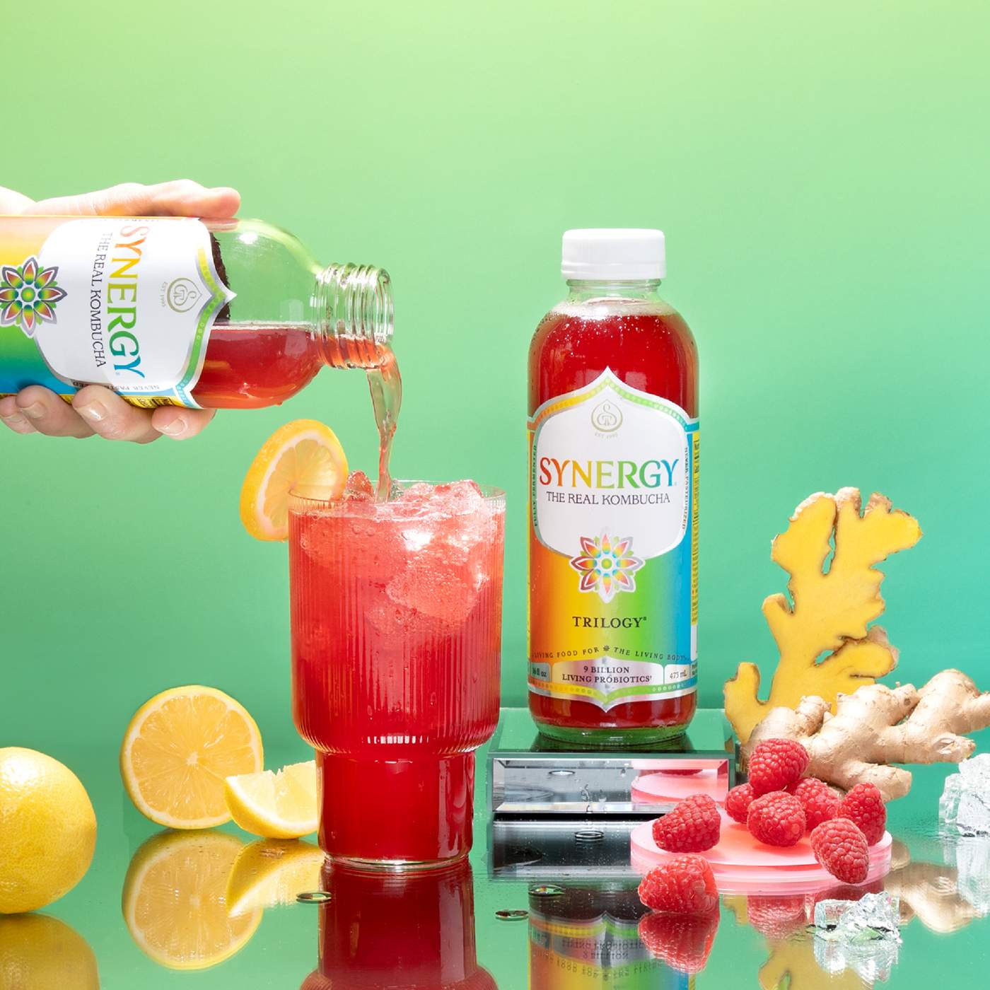 GT's Enlightened Synergy Trilogy Organic Kombucha - Shop Tea at H-E-B, image size:1400x1400