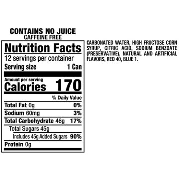 Sunkist Grape Soda 12 pk Cans