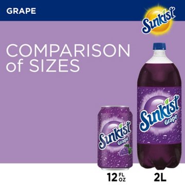 Sunkist Grape Soda 12 pk Cans