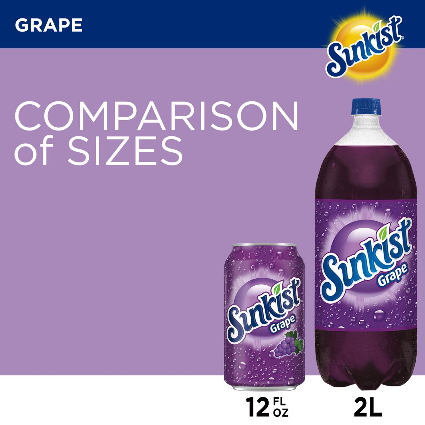 Sunkist Grape Soda 12 pk Cans; image 7 of 7