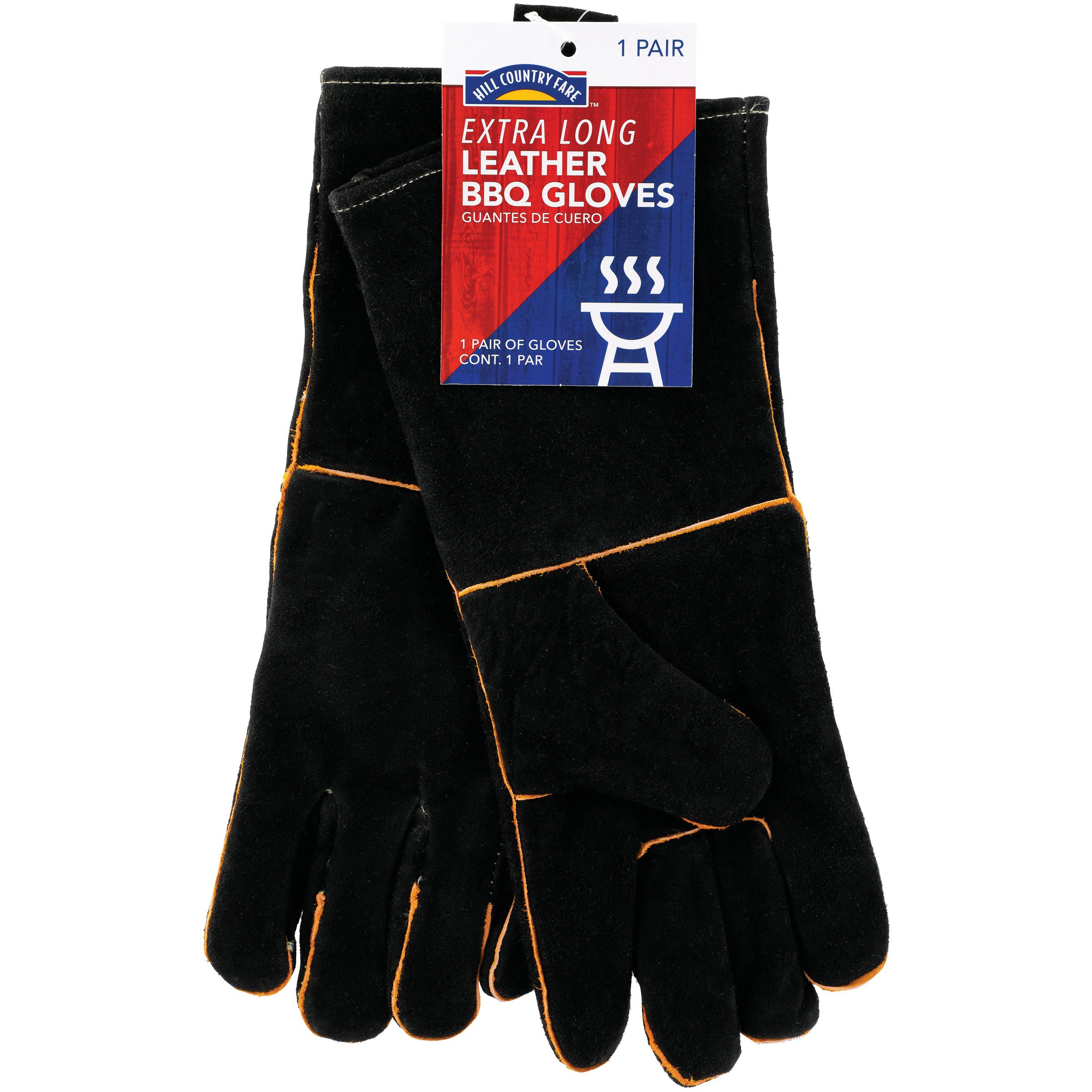 Leather bbq clearance gloves