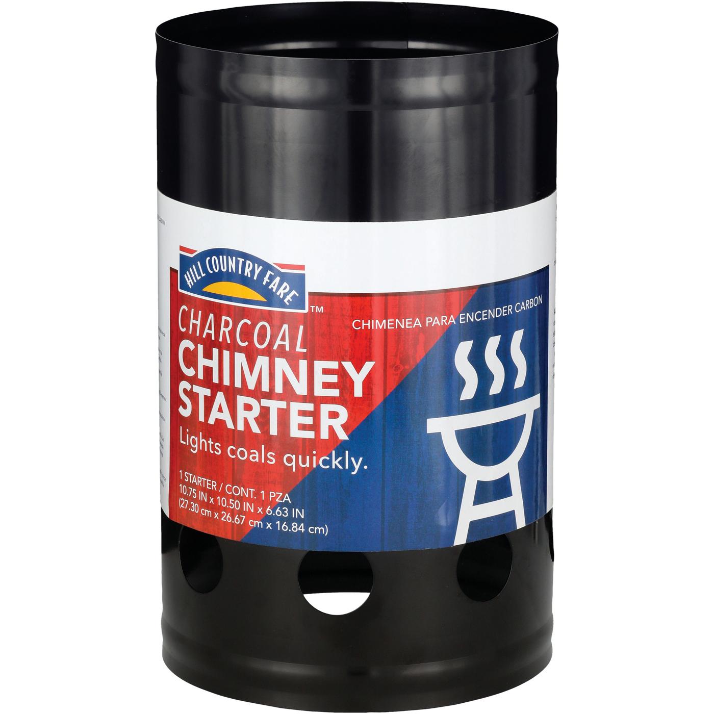 Hill Country Fare Charcoal Chimney Starter Shop Lighters