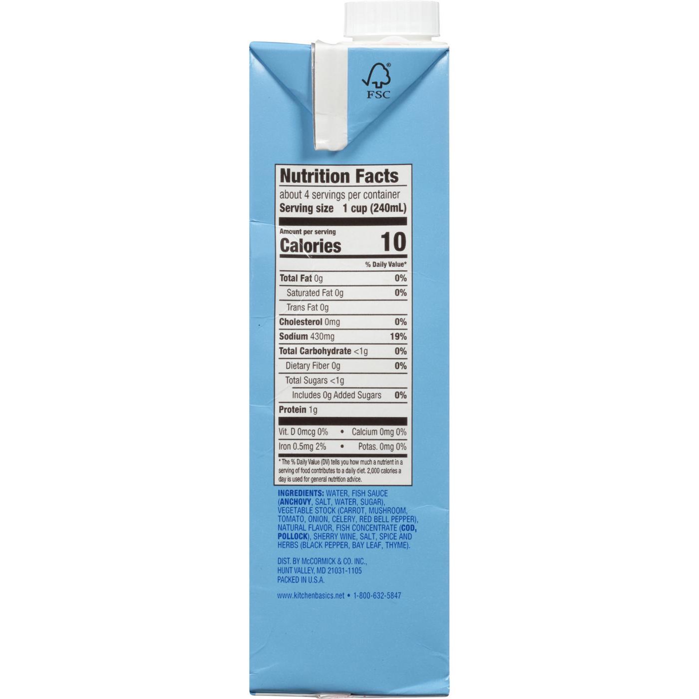 Kitchen Basics Original Seafood Stock; image 10 of 12