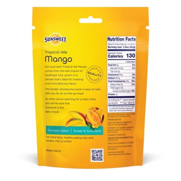 Sunsweet Dried Mango, 5 oz