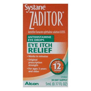 Systane Zaditor Eye Itch Relief Drops, 0.17 oz