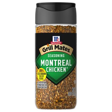 McCormick Grill Mates 25% Less Sodium Montreal Chicken Seasoning