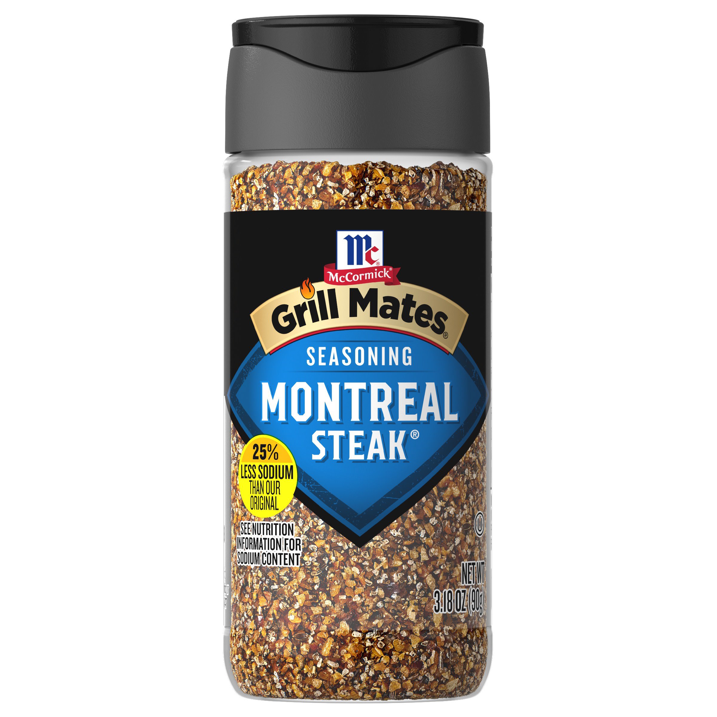 Mccormick Grill Mates 25 Less Sodium Montreal Steak Seasoning Shop