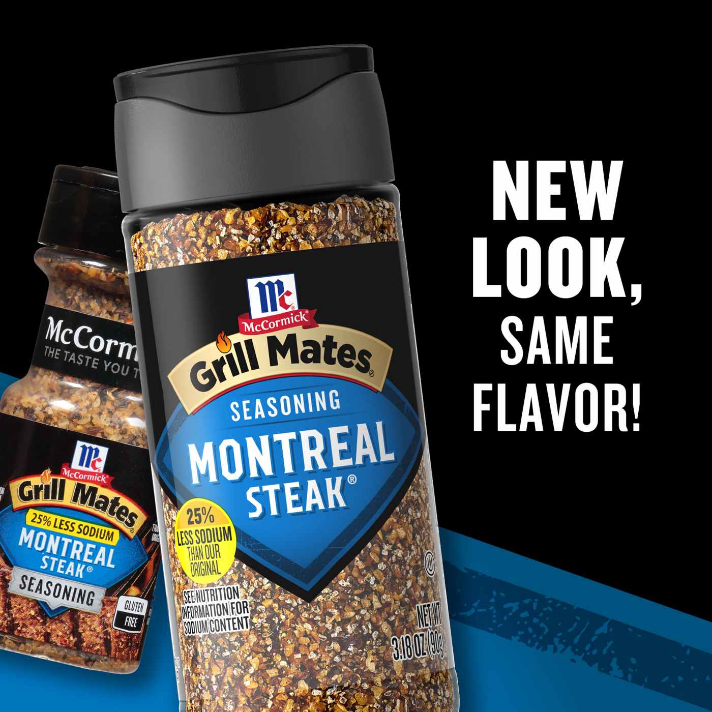 McCormick Grill Mates 25% Less Sodium Montreal Steak Seasoning; image 2 of 12