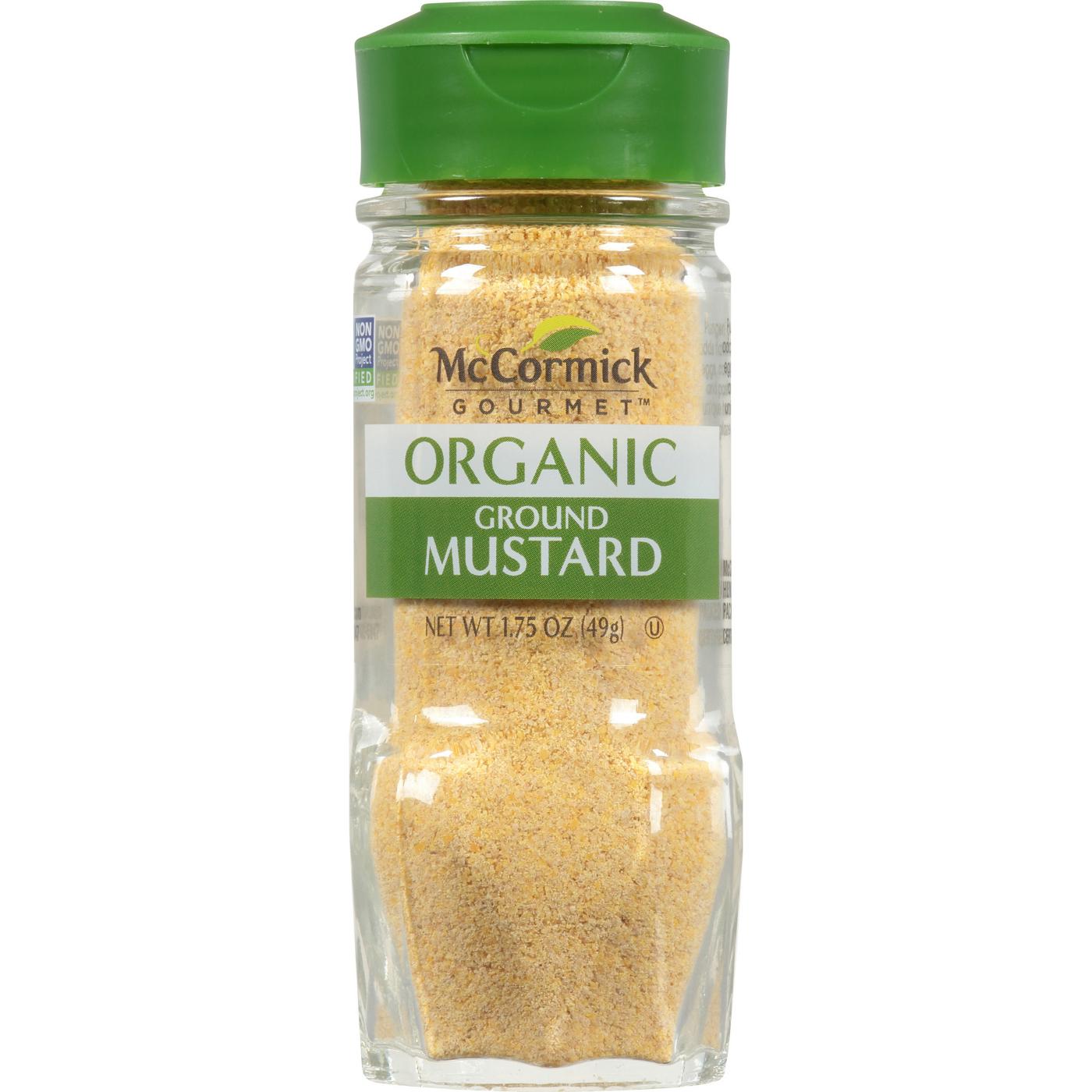 McCormick Gourmet Organic Ground Mustard; image 1 of 7