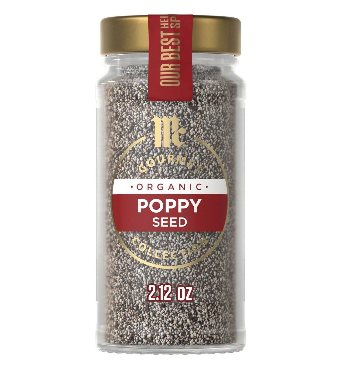 McCormick Gourmet Organic Poppy Seed Shop Herbs & spices at HEB
