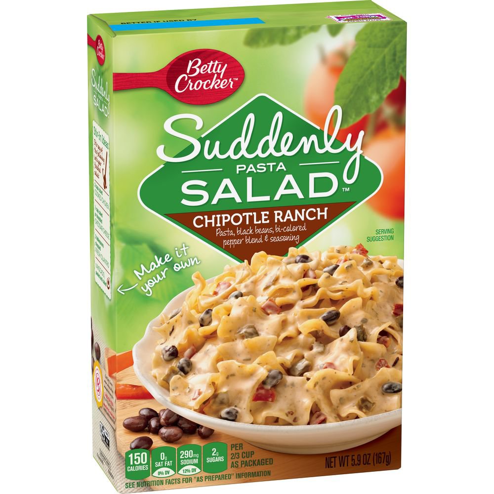 Betty Crocker Suddenly Pasta Salad Chipotle Ranch - Shop Pantry Meals ...