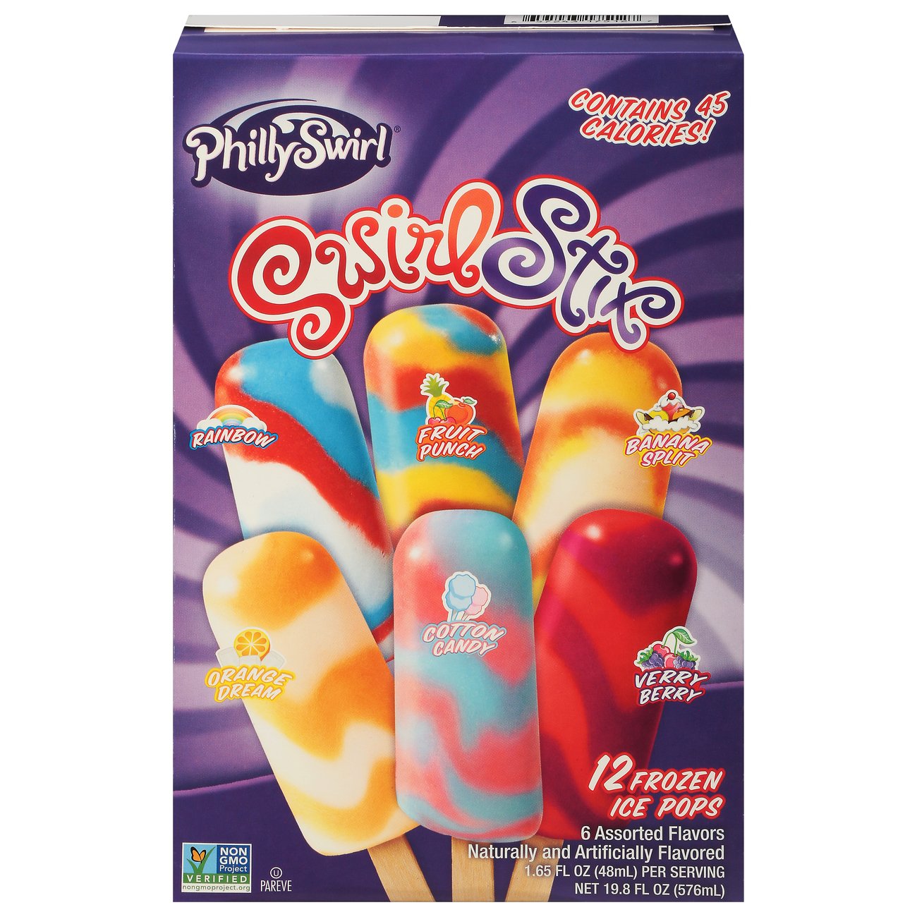 PhillySwirl Swirl Stix Variety Pack - Shop Bars & Pops at H-E-B