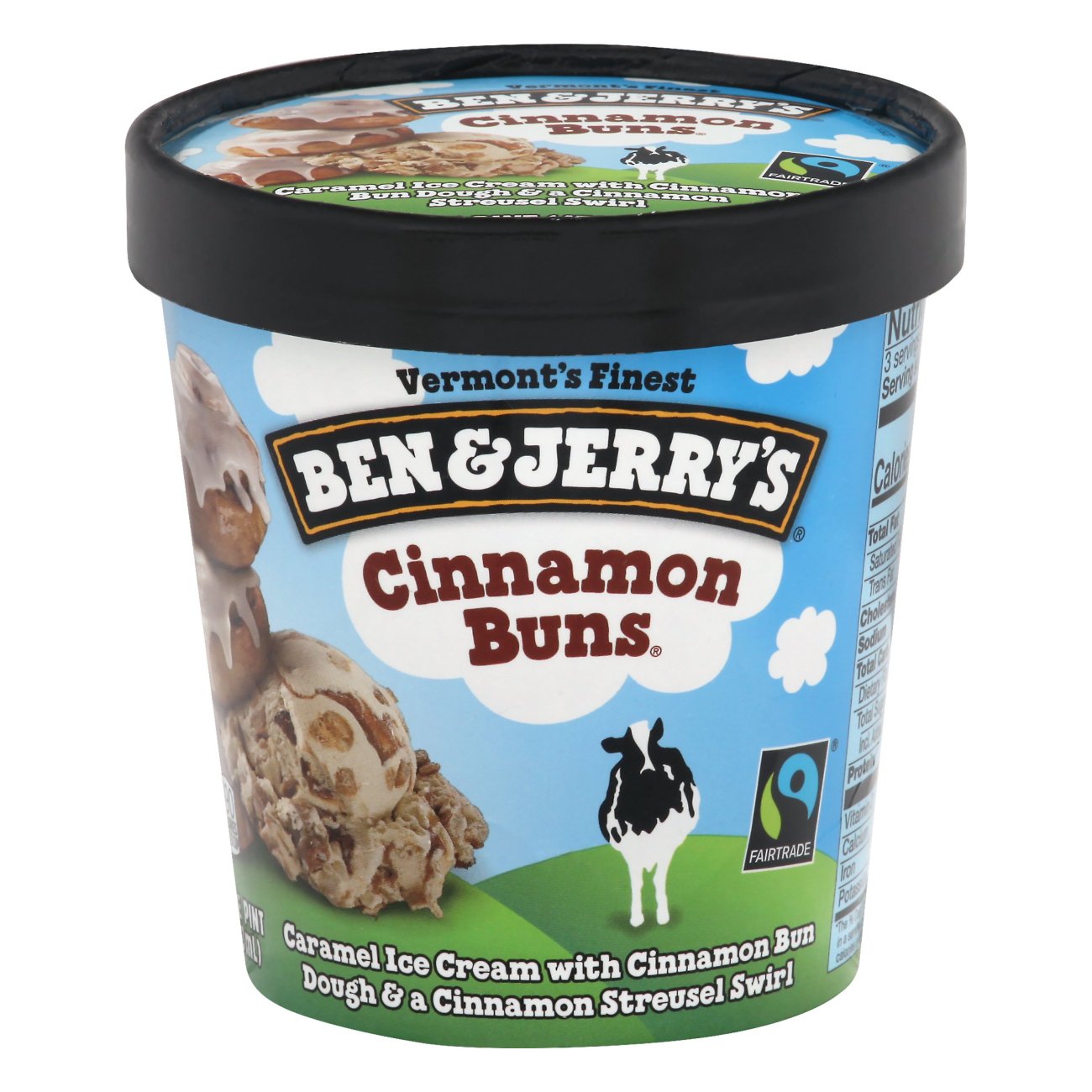 Ben & Jerry's Cinnamon Buns Ice Cream Shop Ice cream at HEB
