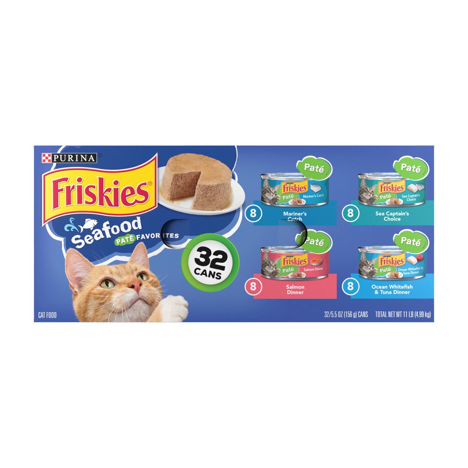 Purina Friskies Classic Pate Seafood Cat Food Variety Pack Shop Cats