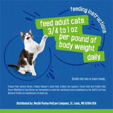 Friskies Purina Wet Cat Food Pate Variety Pack - Seafood Favorites, 5.5 oz