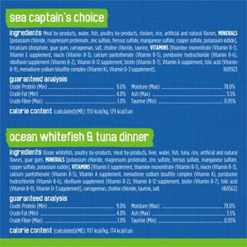 Friskies Purina Wet Cat Food Pate Variety Pack - Seafood Favorites, 5.5 oz