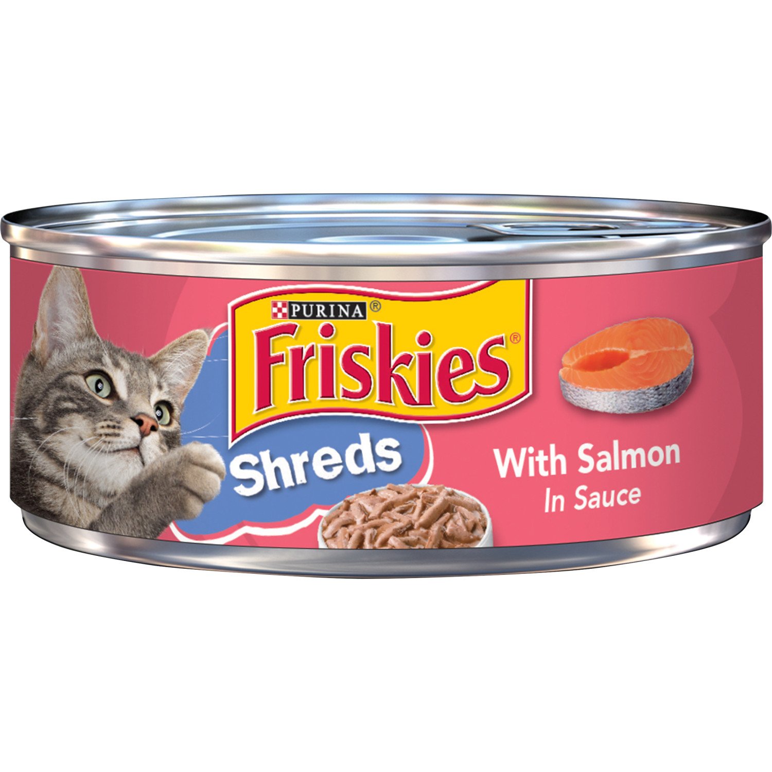 Purina Friskies Savory Shreds Salmon in Sauce Cat Food Shop Cats at HEB