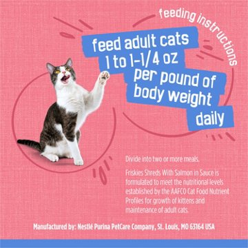 Friskies Purina Shreds Wet Cat Food - Salmon in Sauce