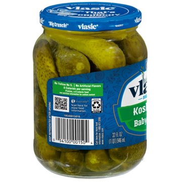 Vlasic Kosher Dill Baby Wholes, 32 oz