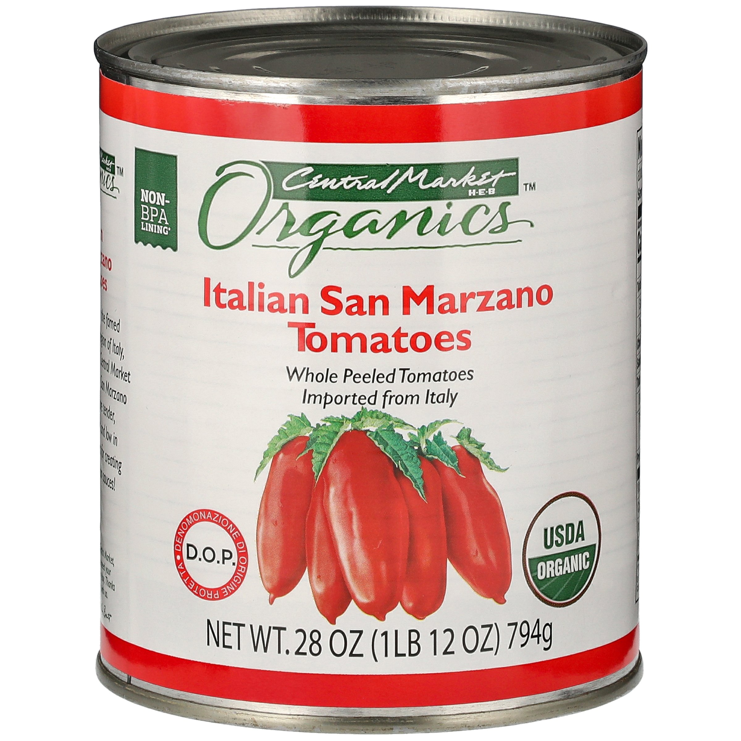 Central Market Organics Italian San Marzano Tomatoes Shop Vegetables