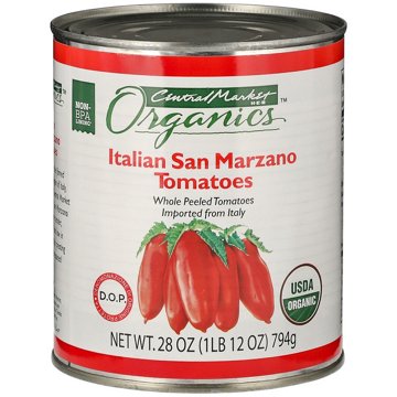 Central Market Organics Italian San Marzano Tomatoes, 28 oz