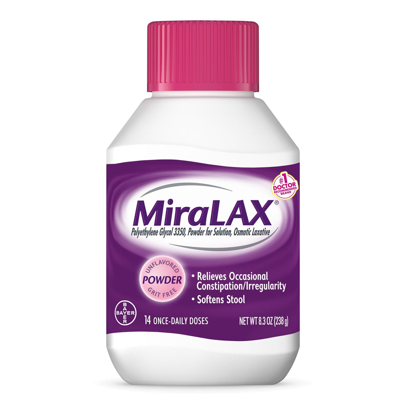 MiraLAX Laxative Powder; image 1 of 5