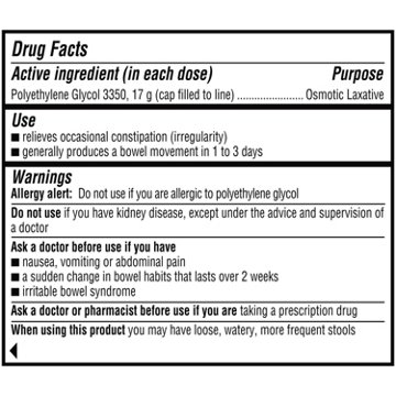 MiraLAX Laxative Powder