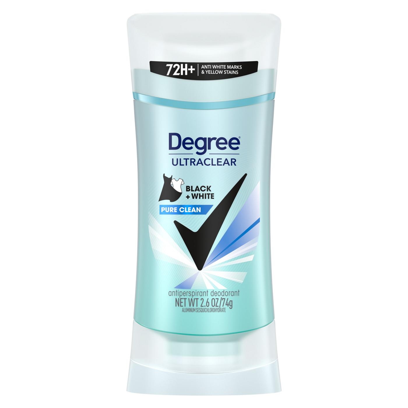 Degree Ultra Clear 72 Hr Antiperspirant Deodorant - Pure Clean; image 1 of 7