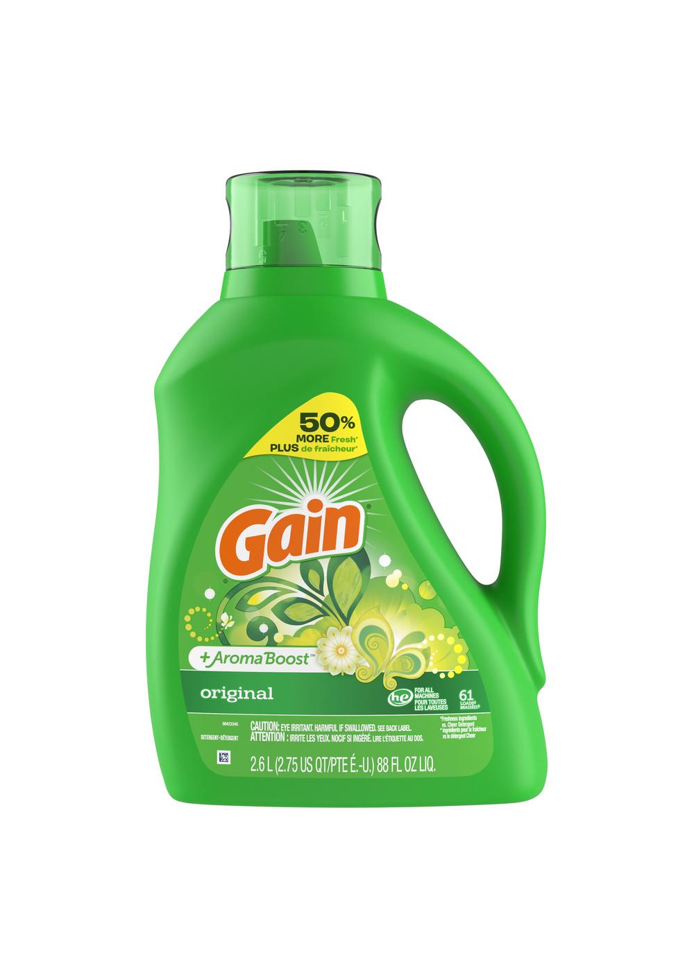 Gain + Aroma Boost HE Liquid Laundry Detergent, 61 Loads - Original; image 7 of 9