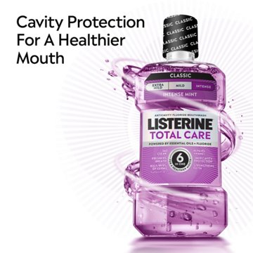 Listerine Total Care Anticavity Mouthwash - Fresh Mint, 16.9 oz