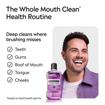Listerine Total Care Anticavity Mouthwash - Fresh Mint, 16.9 oz