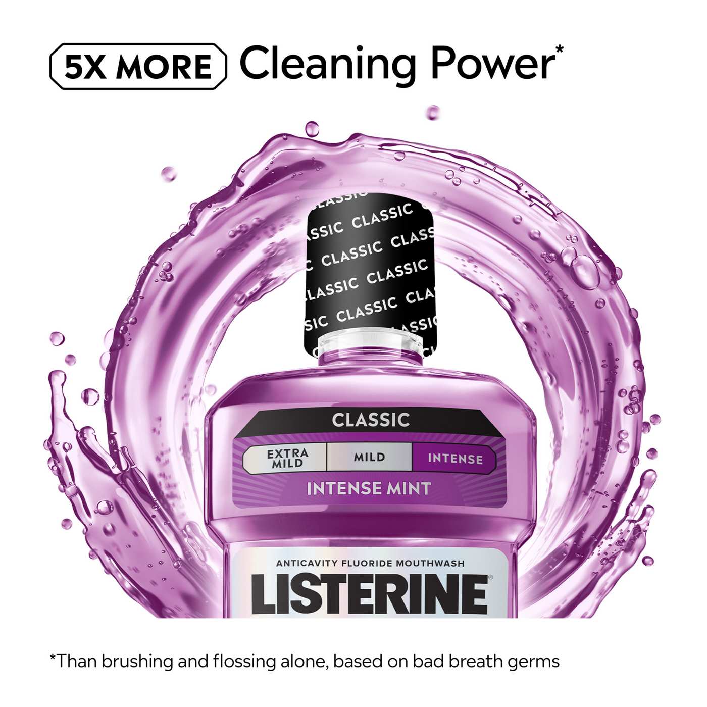 Listerine Total Care Anticavity Mouthwash - Fresh Mint; image 2 of 6