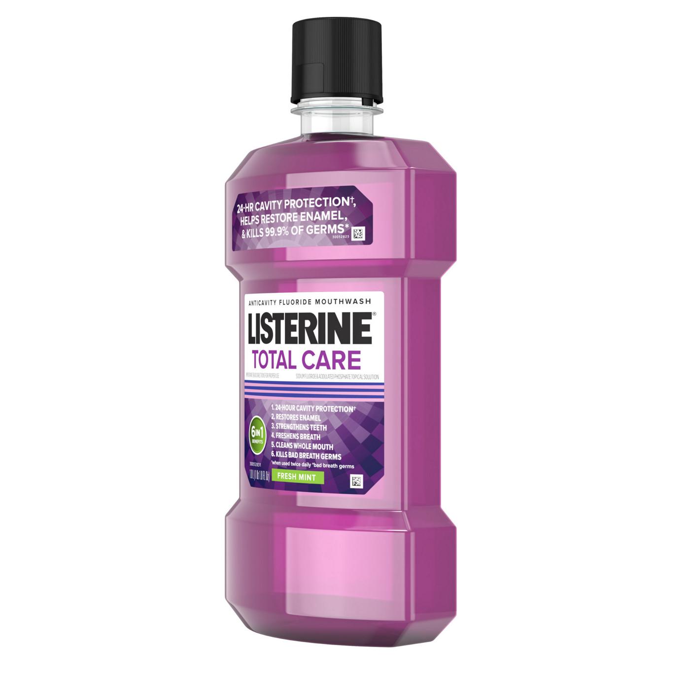 Listerine Total Care Anticavity Mouthwash - Fresh Mint; image 3 of 6