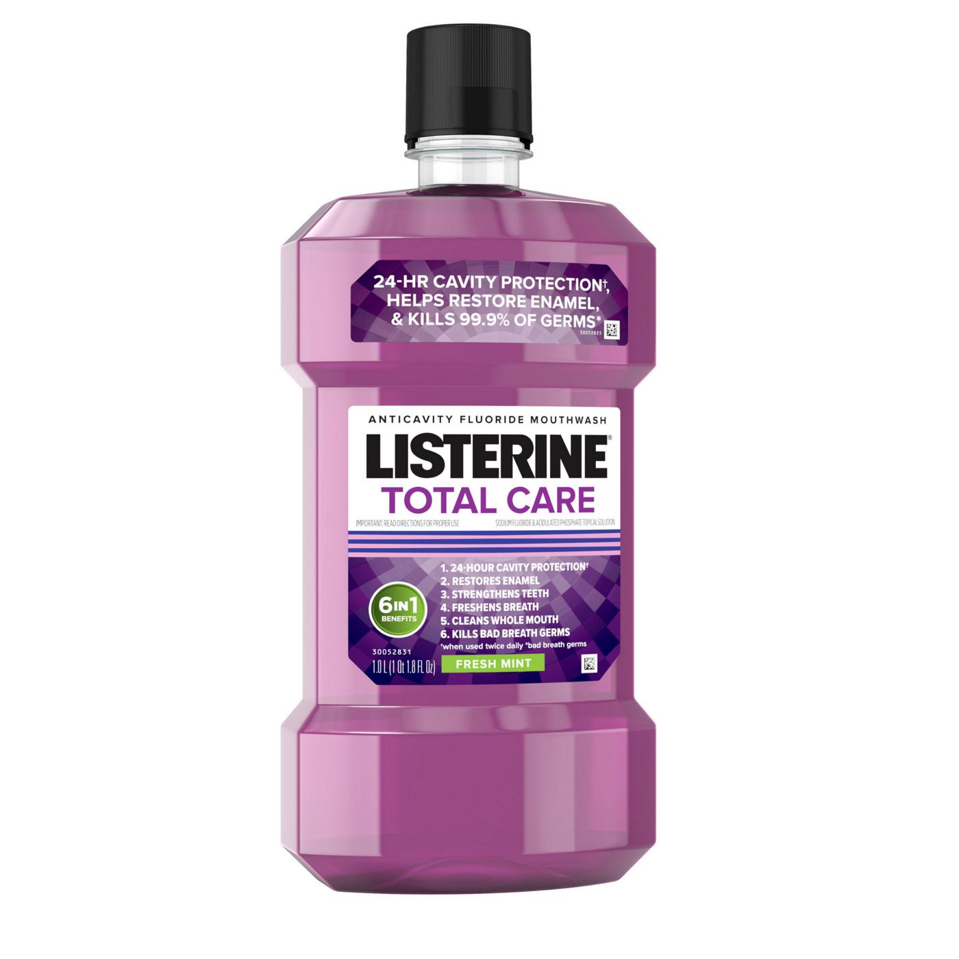 Listerine Total Care Anticavity Mouthwash - Fresh Mint; image 5 of 6