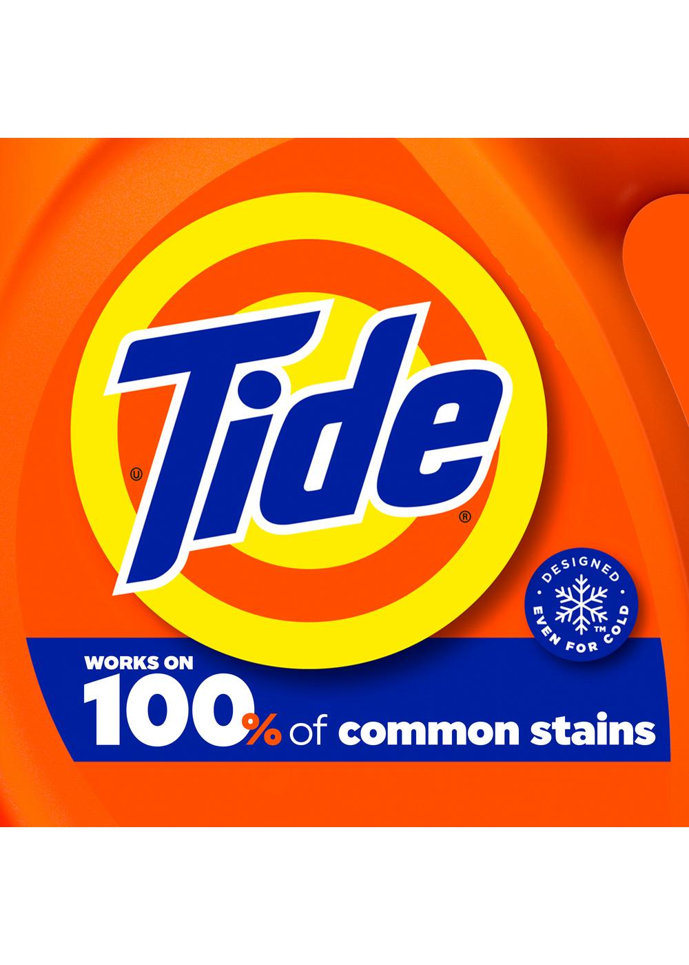 Tide HE Turbo Clean Liquid Laundry Detergent, 64 Loads - Original; image 5 of 8