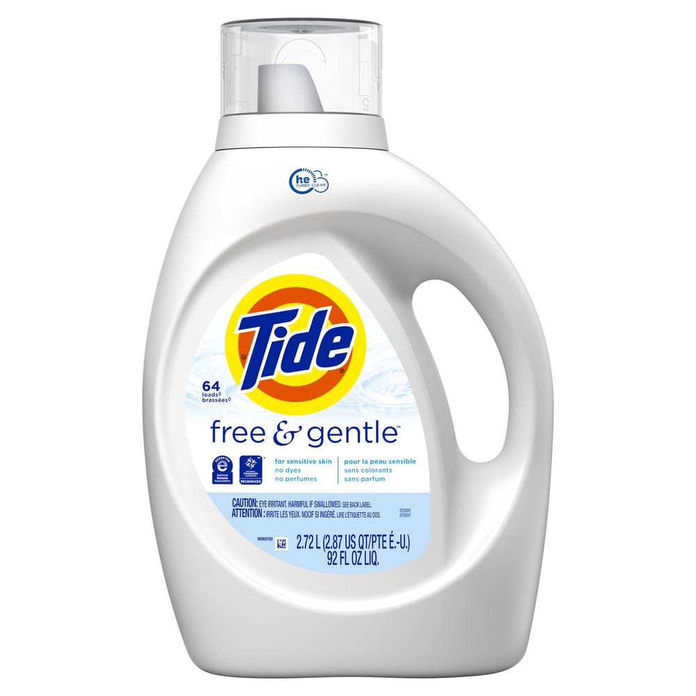 Tide Free & Gentle HE Liquid Laundry Detergent 64 Loads - Shop ...